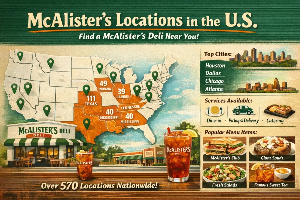 McAlister’s Locations