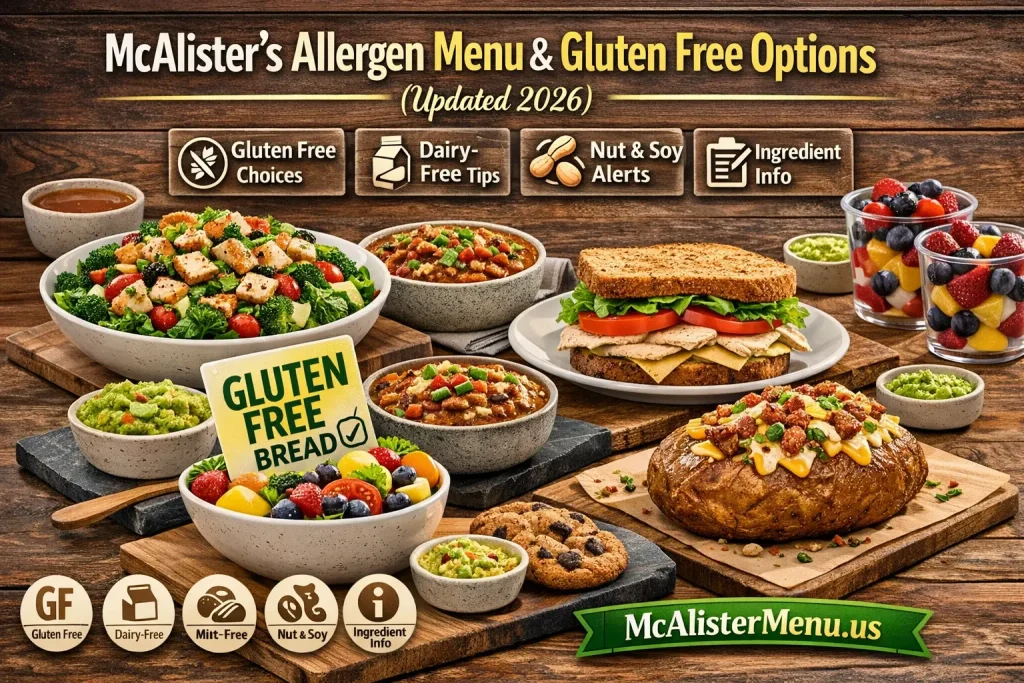 McAlister’s Allergen Menu